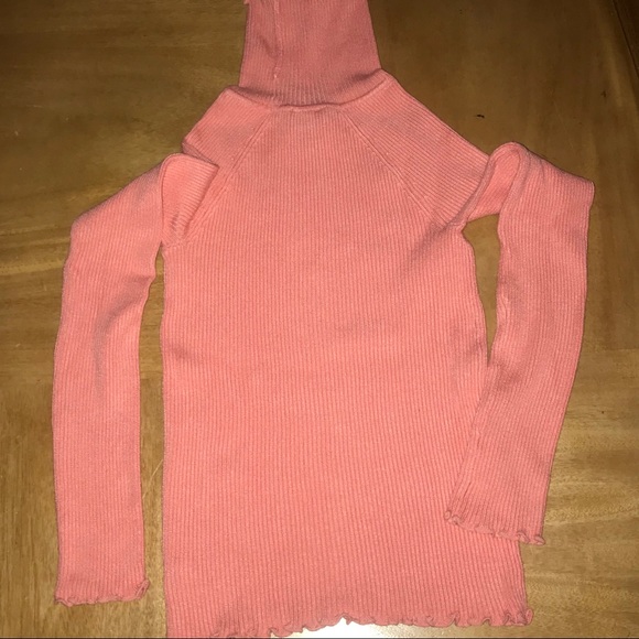 Children’s Place Peach Girls Med Ribbed Turtleneck - Picture 7 of 7